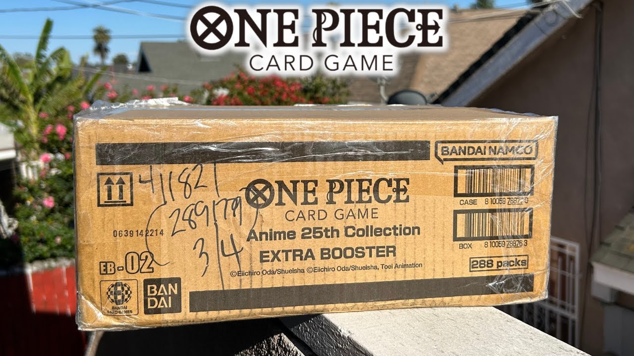 Opening a CASE of One Piece Anime 25th Collection (EB-02)