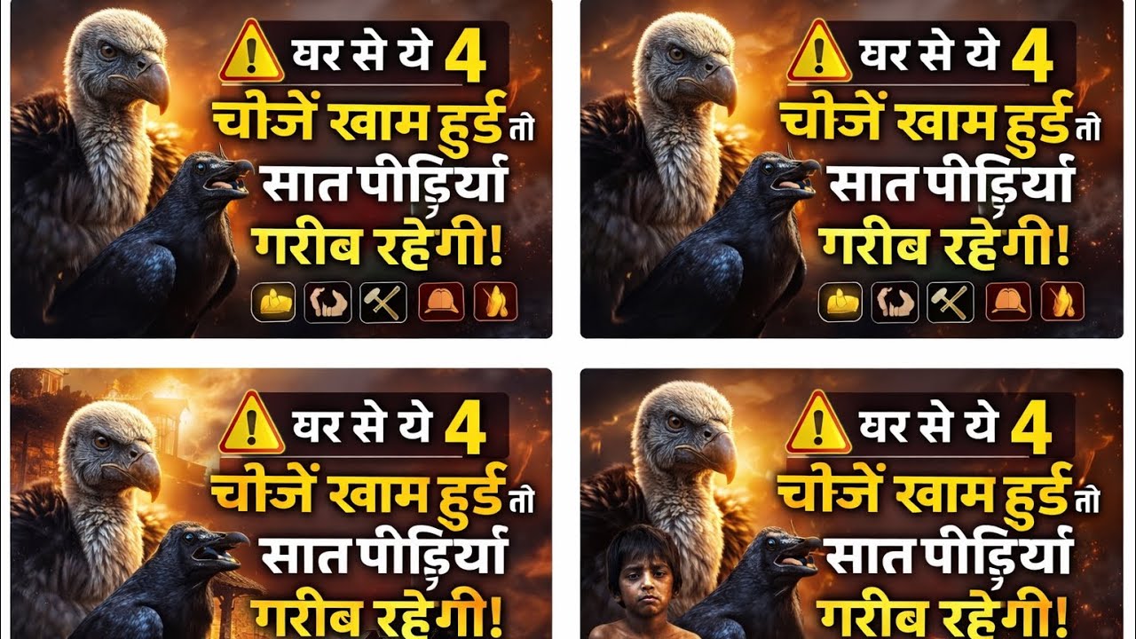 एक बूढ़े गिद्ध की कहानी – ये 4 चीज़ें घर से खत्म हुईं तो सात पीढ़ियाँ गरीब रहेंगी!( एक सच्ची कहानी )