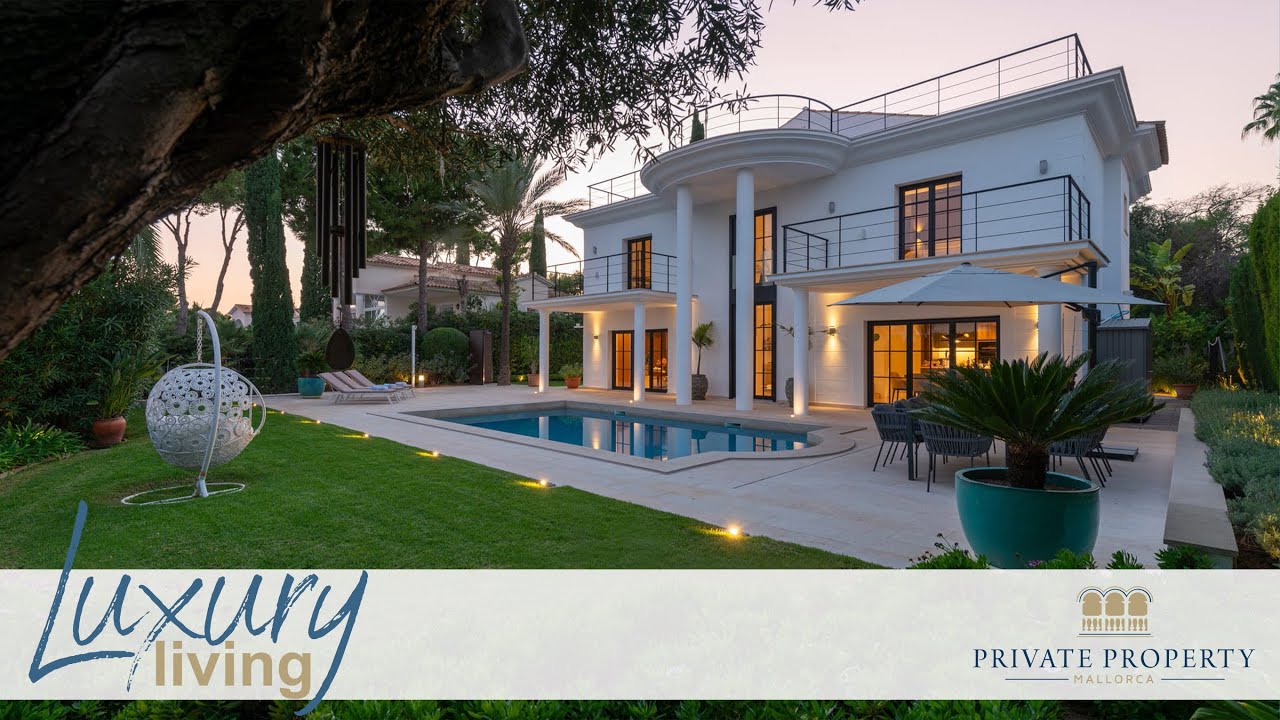 Modern family villa for sale in Santa Ponsa after extensive refurbishment