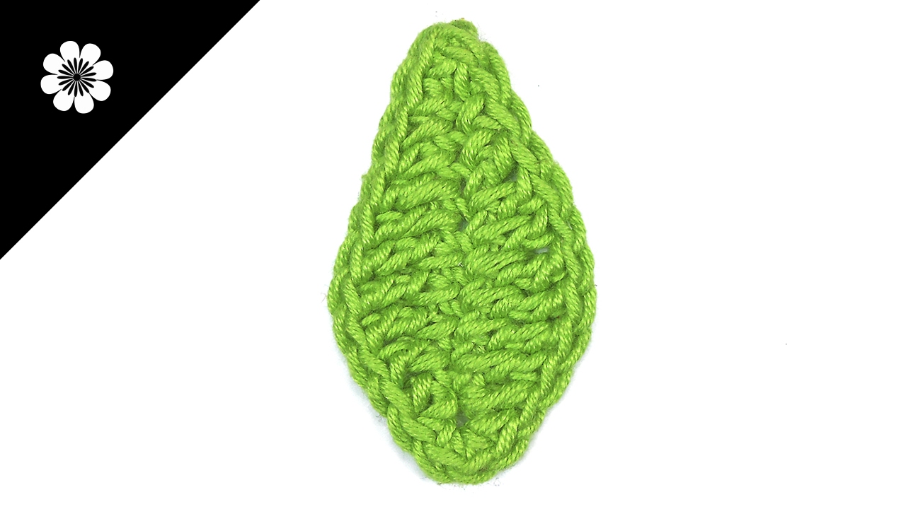 CROCHET LEAF #02 (larger) | Patrones Valhalla ENG