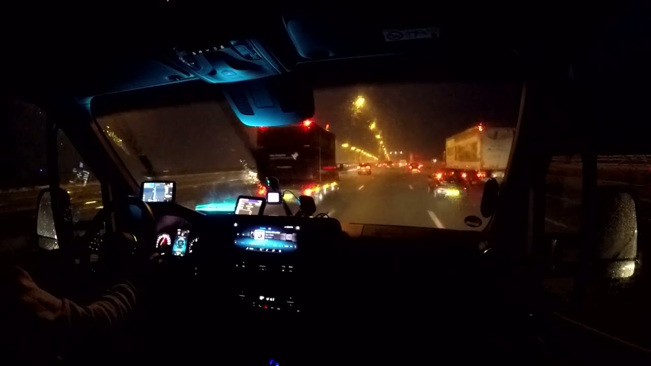 Mercedes Benz Sprinter POV Driving | Netherlands | Wageningen - Oss