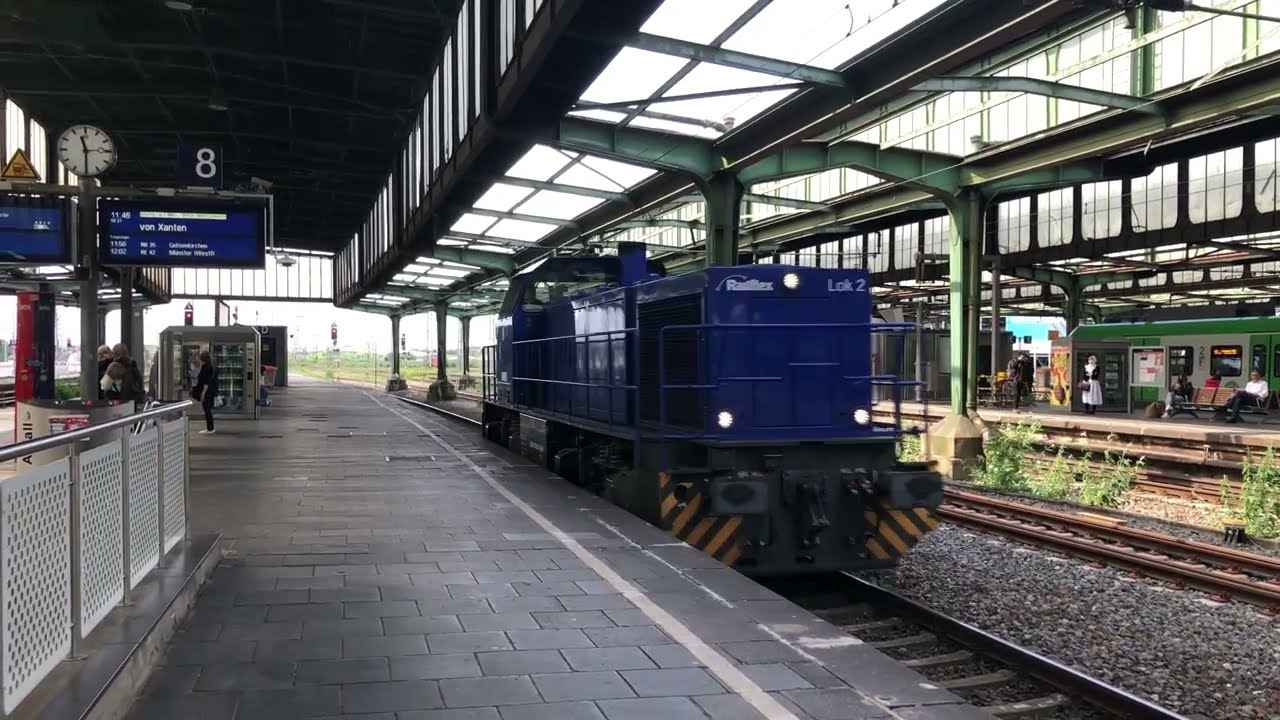 Railflex LOK 2 | Duisburg Hbf (D) - 4K