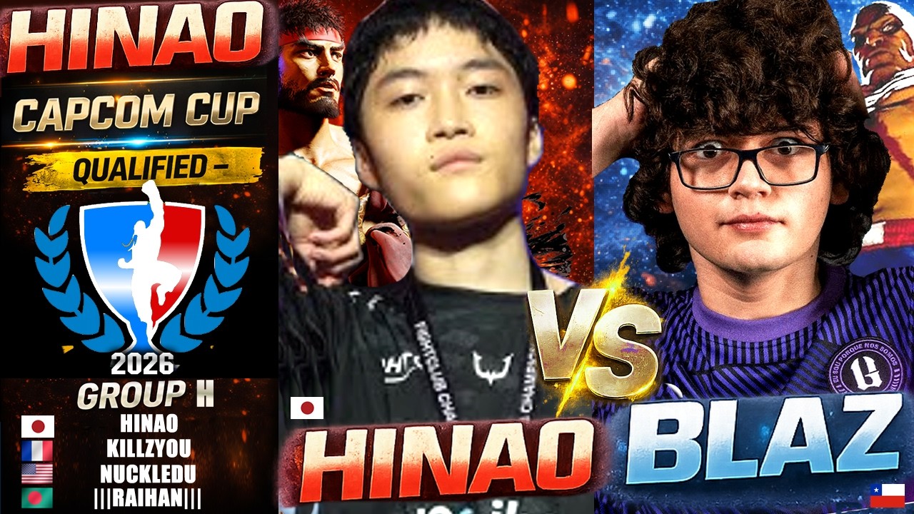 🔥SF6 (BLAZ vs HINAO) ▰ CAPCOM CUP 12 Qualified Players