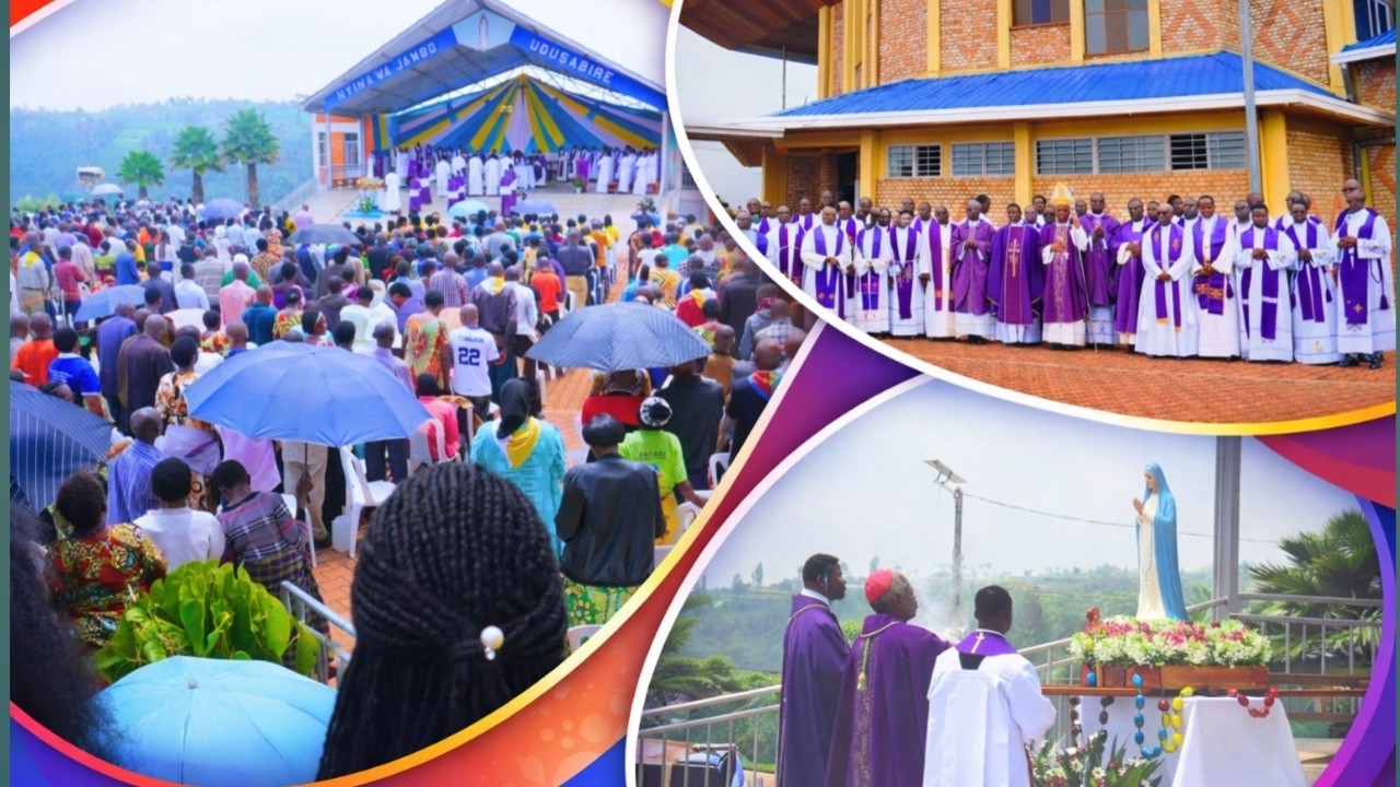 Umutambagiro wa Misa w’Akataraboneka | Urugendo Nyobokamana rwa Diyoseze ya Ruhengeri i Kibeho