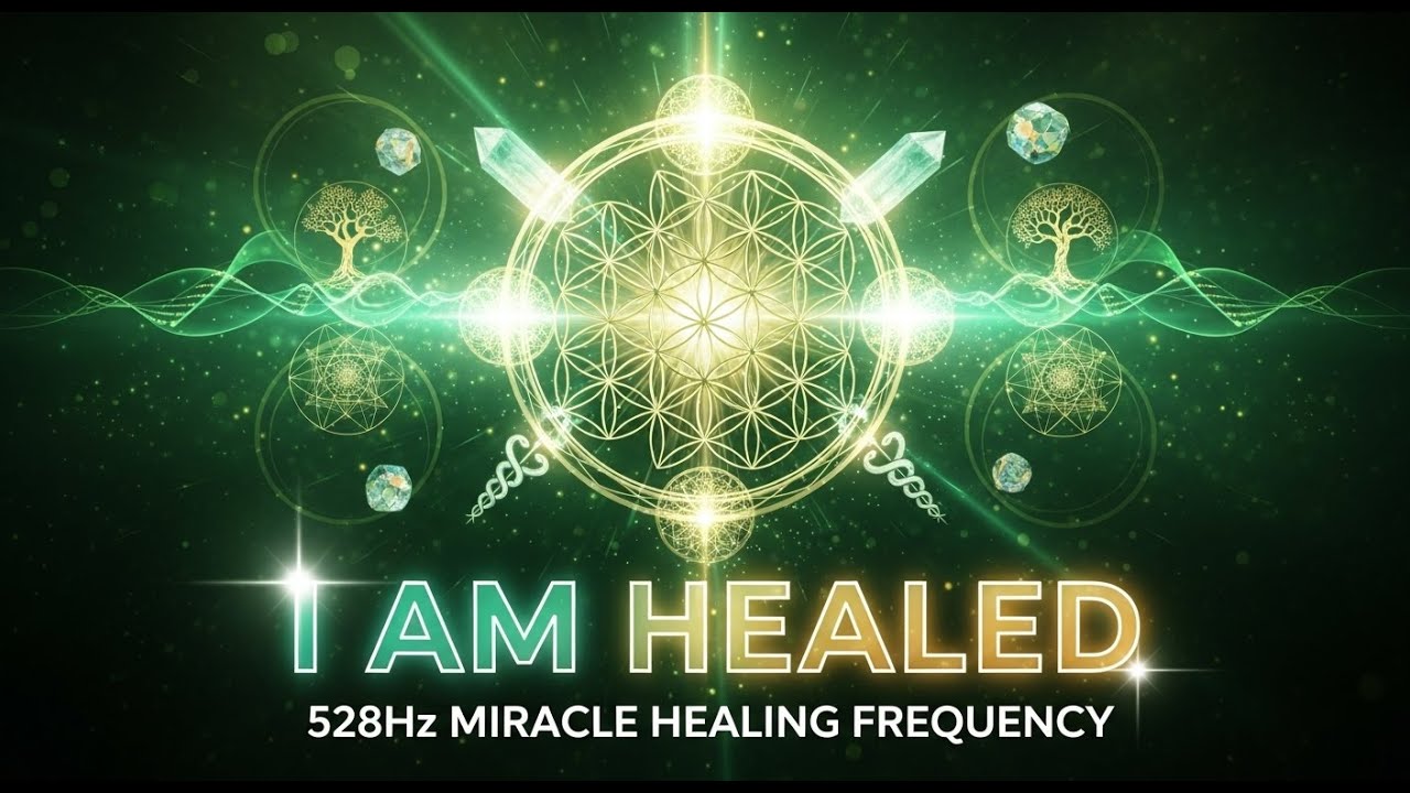 I AM HEALED  528Hz Miracle Healing Frequency | Remove Pain & Illness NOW
