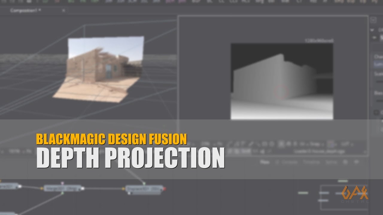 BMD Fusion Tutorial | Convert 2D Image to 3D with Depth Projection