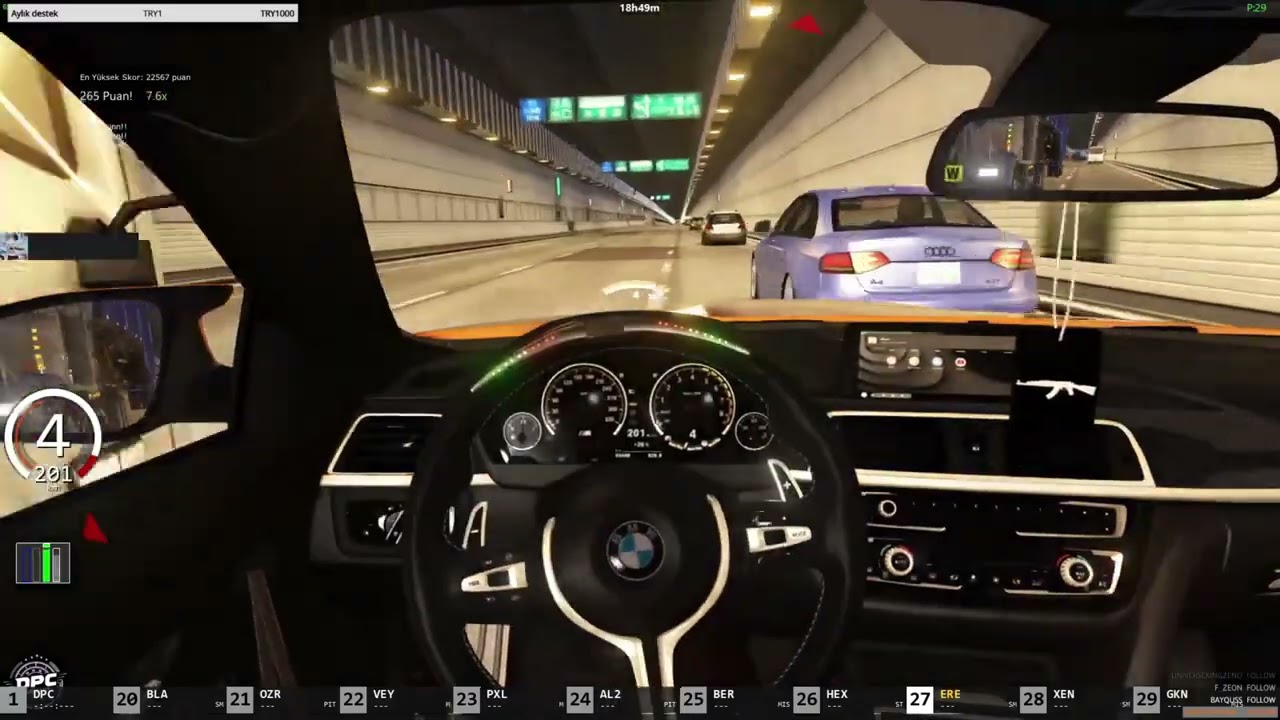 Trafikte tehlikeli anlar Vol 99 #BMWM4F82 #DPCGroupe