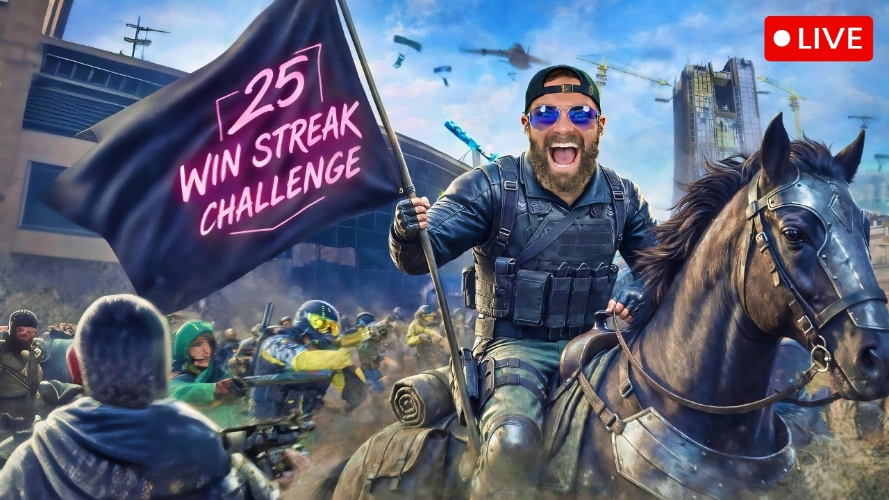 🔴LIVE - AARONTHELOCO - WARZONE - 25 WIN STREAK CHALLENGE (DAY 1)
