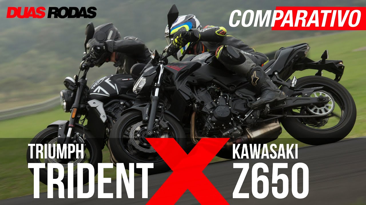 COMPARATIVO | NOVA TRIUMPH TRIDENT 660 x KAWASAKI Z650