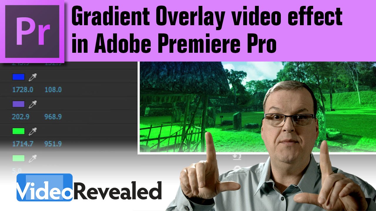 Gradient Overlay video effects in Adobe Premiere Pro
