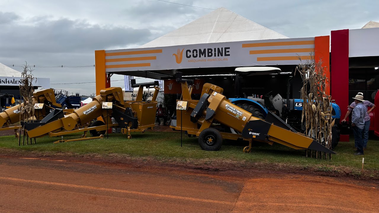 COLHEITADEIRA DE MILHO FOGUETINHO DE 1 e 2 LINHAS DA COMBINE! (AGRISHOW 2025)