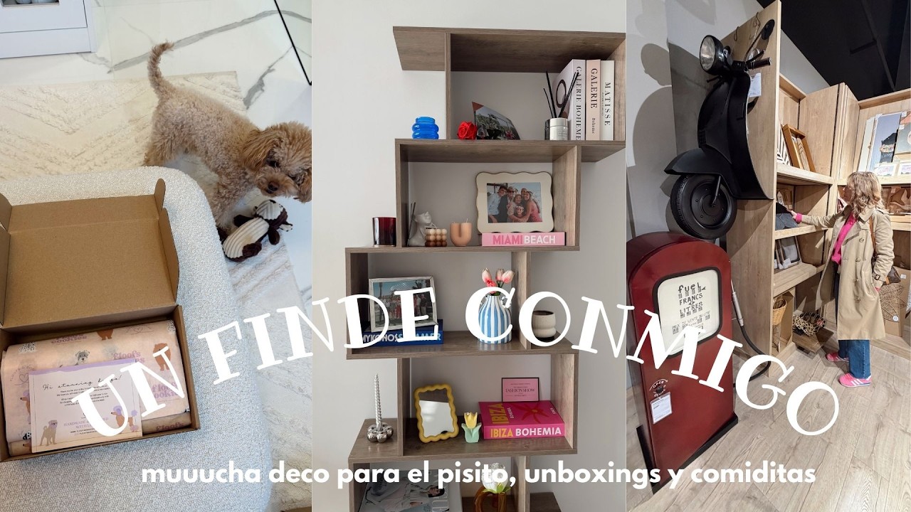 UN FIN DE SEMANA CONMIGO- Muuucha decoración para el pisito, unboxings y comiditas...