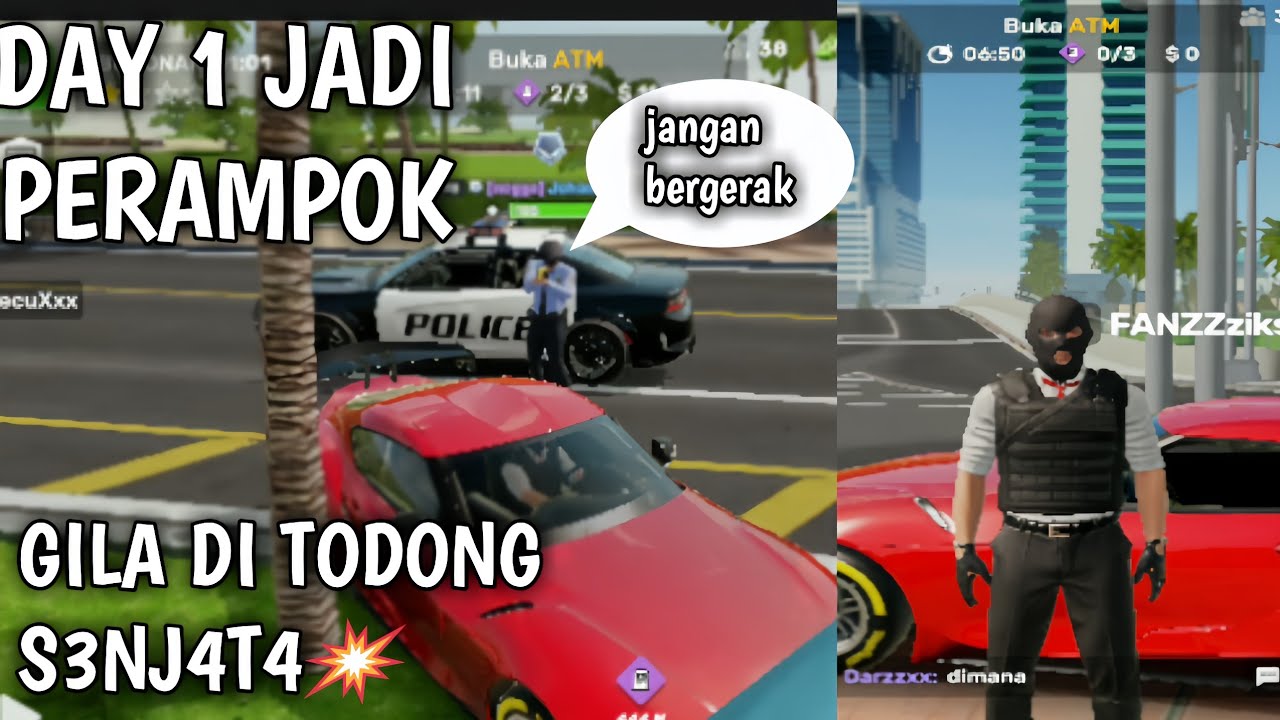 MENJADI PERAMPOK DI KOTA FLEX CITY!! SAYA MEMBOBOL ATM GEME FLEX CITY