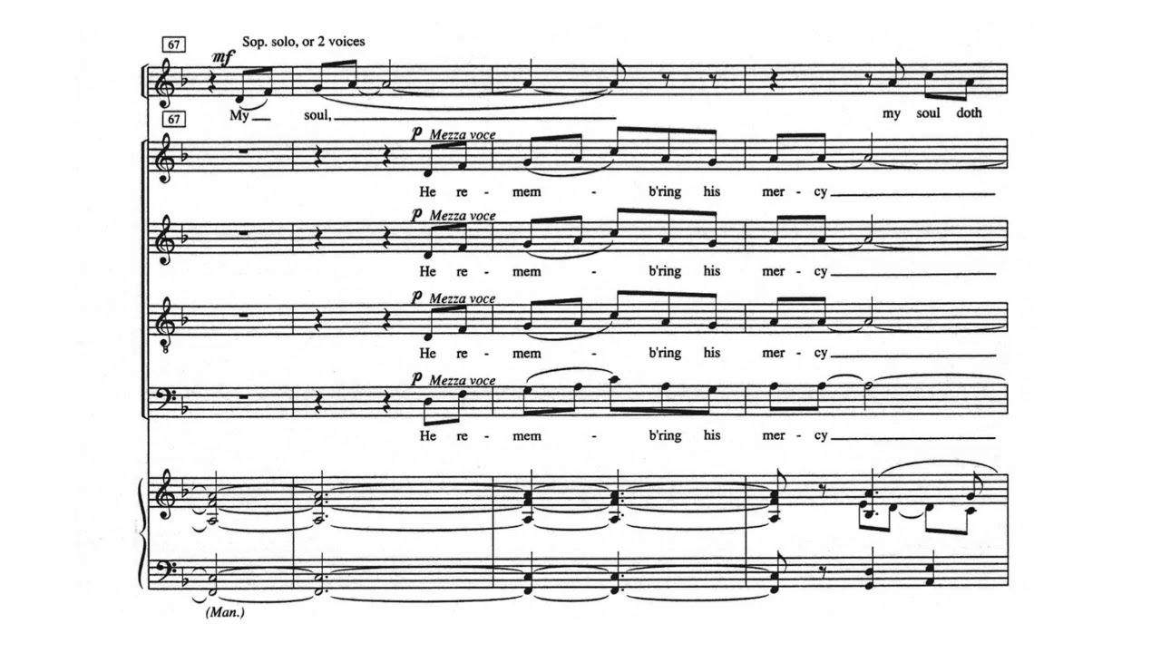Herbert Howells: The Dallas Canticles (score video)