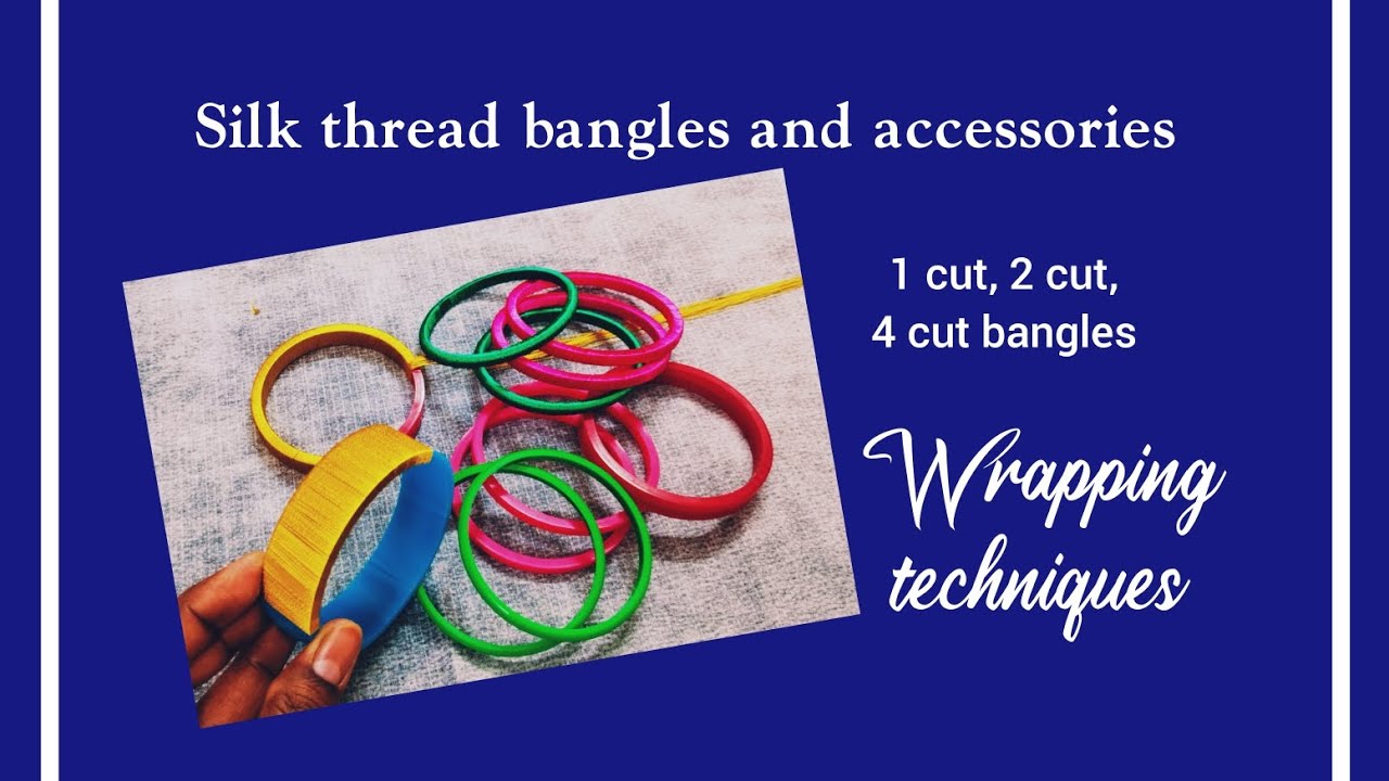 Class 4: Silk thread bangles tutorial ☺️ Wrapping techniques for beginners in Tamil 