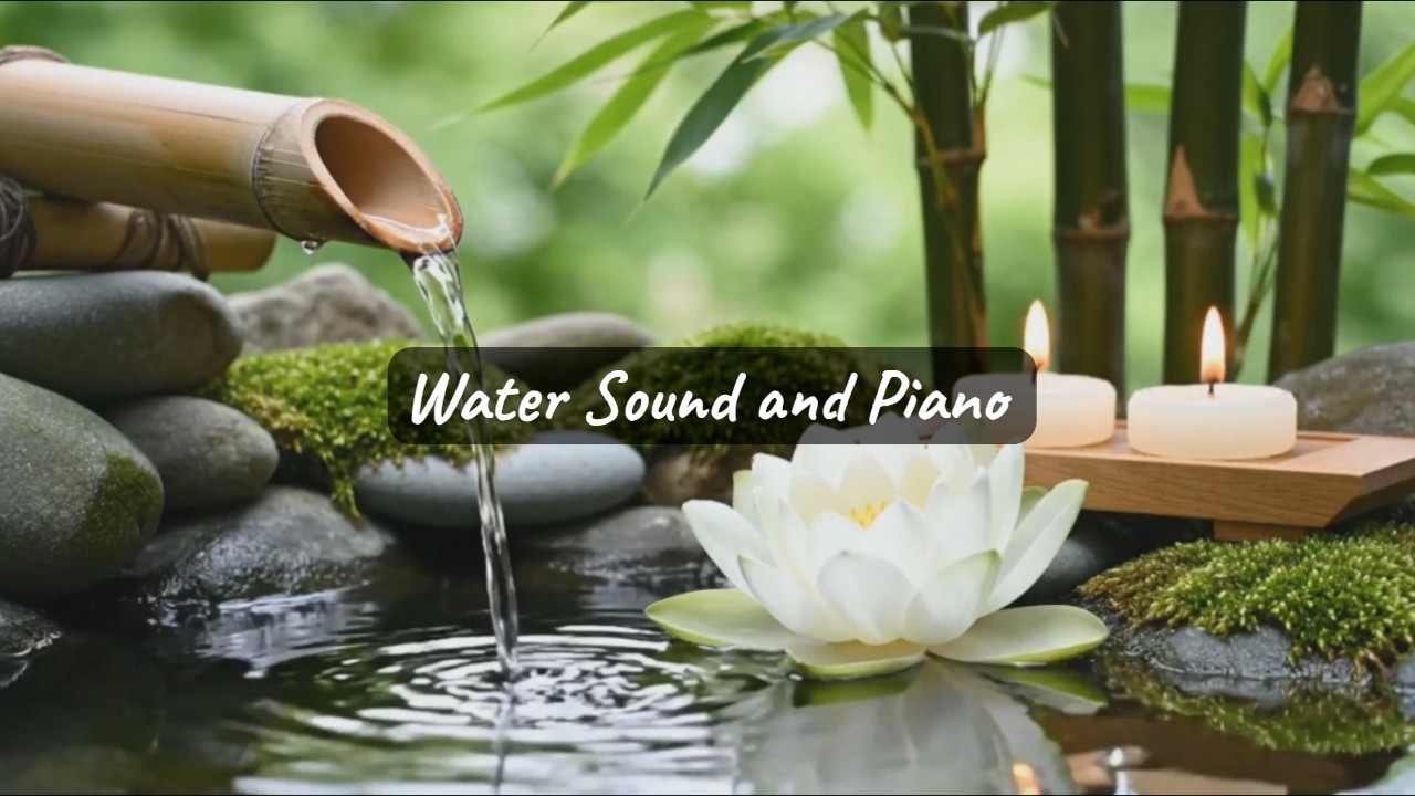 Fall Asleep in 5 Minutes 🌙 Gentle Piano & Soothing Water Sounds