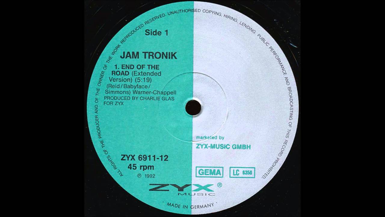 Jam Tronik - End Of The Road (Extended Version) (1992)