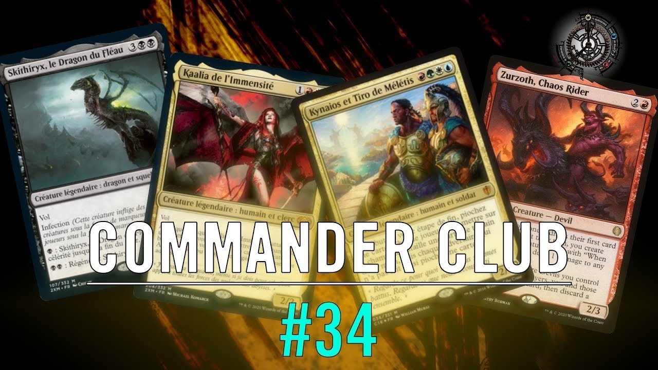 ⚡⚡Commander Club ⚡⚡  Skithiryx vs Kaalia vs Kynaios and Tiro vs Zurzoth