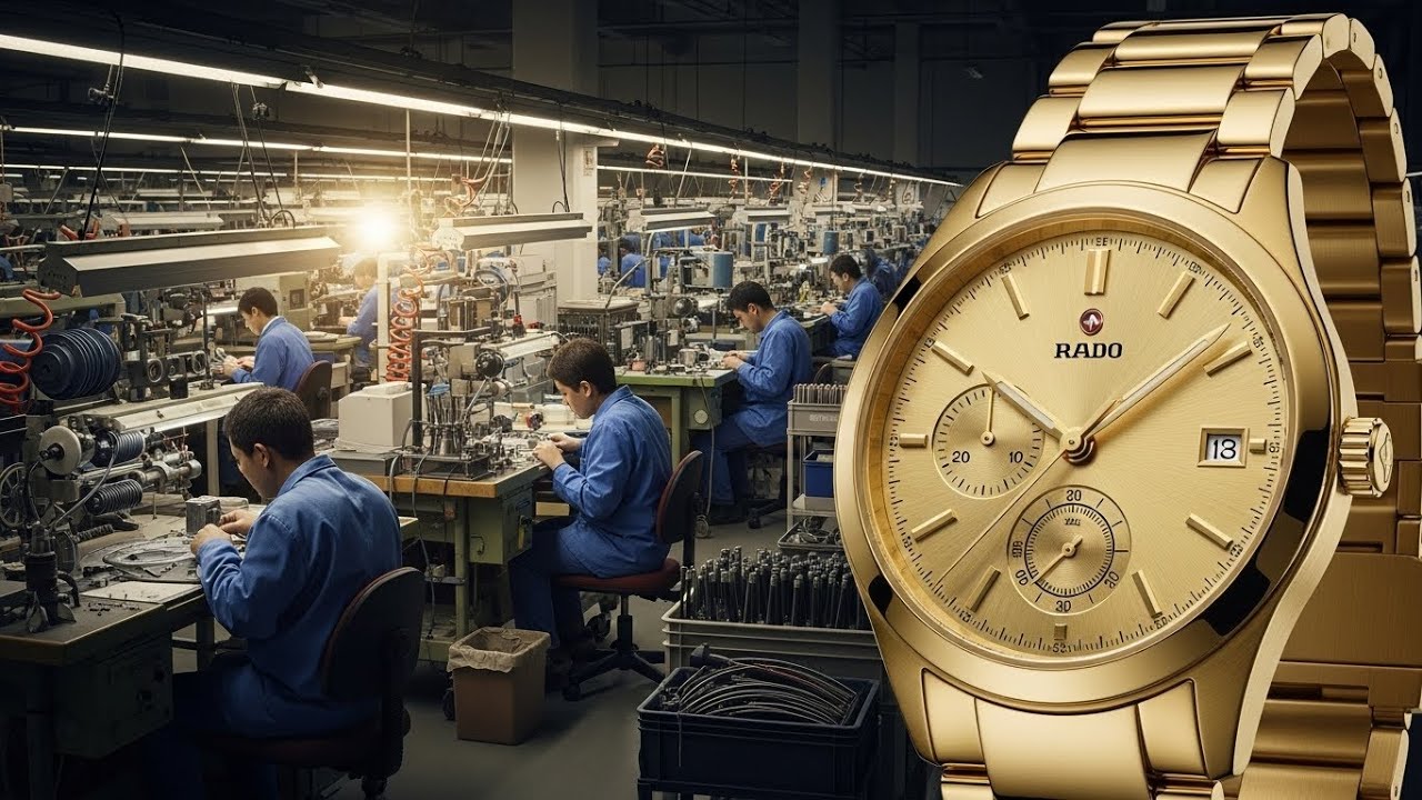 Inside the Rado Factory: From Solid Gold Bar to Luxury Swiss Watch Masterpiece