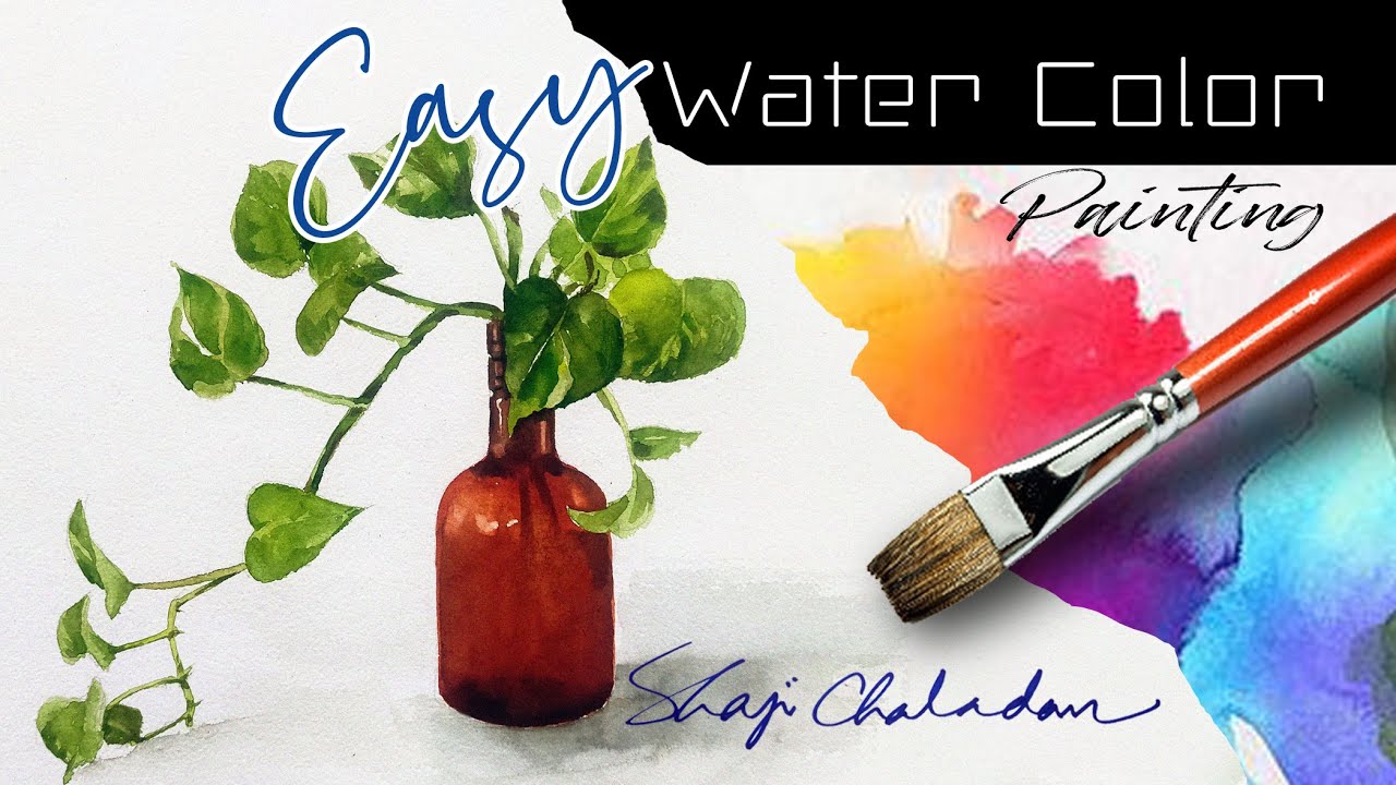 Money Plant | Watercolor Painting | Still Life