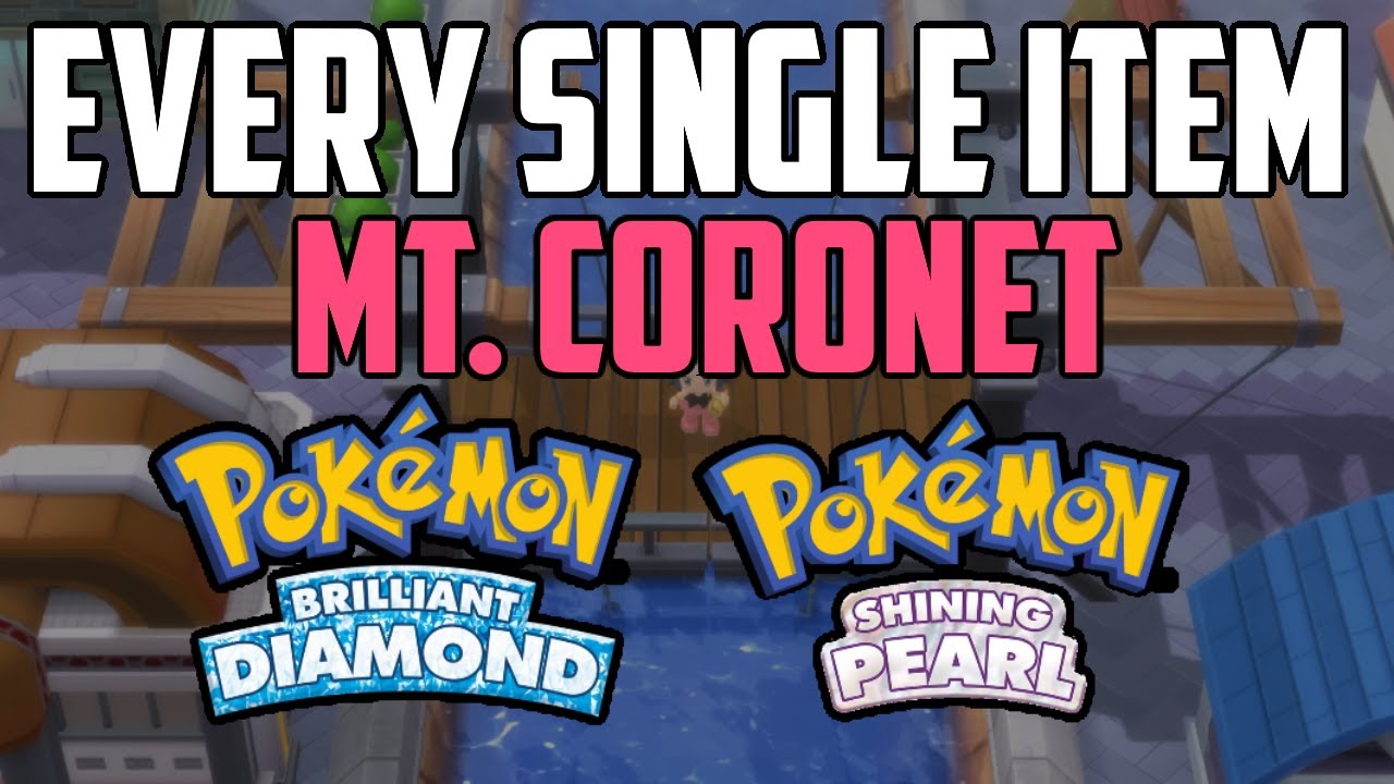 EVERY Item in Mt. Coronet - Pokémon Brilliant Diamond & Shining Pearl
