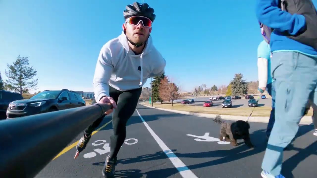 Joey Mantia Inline Skating At Sugar House Park Salt Lake City