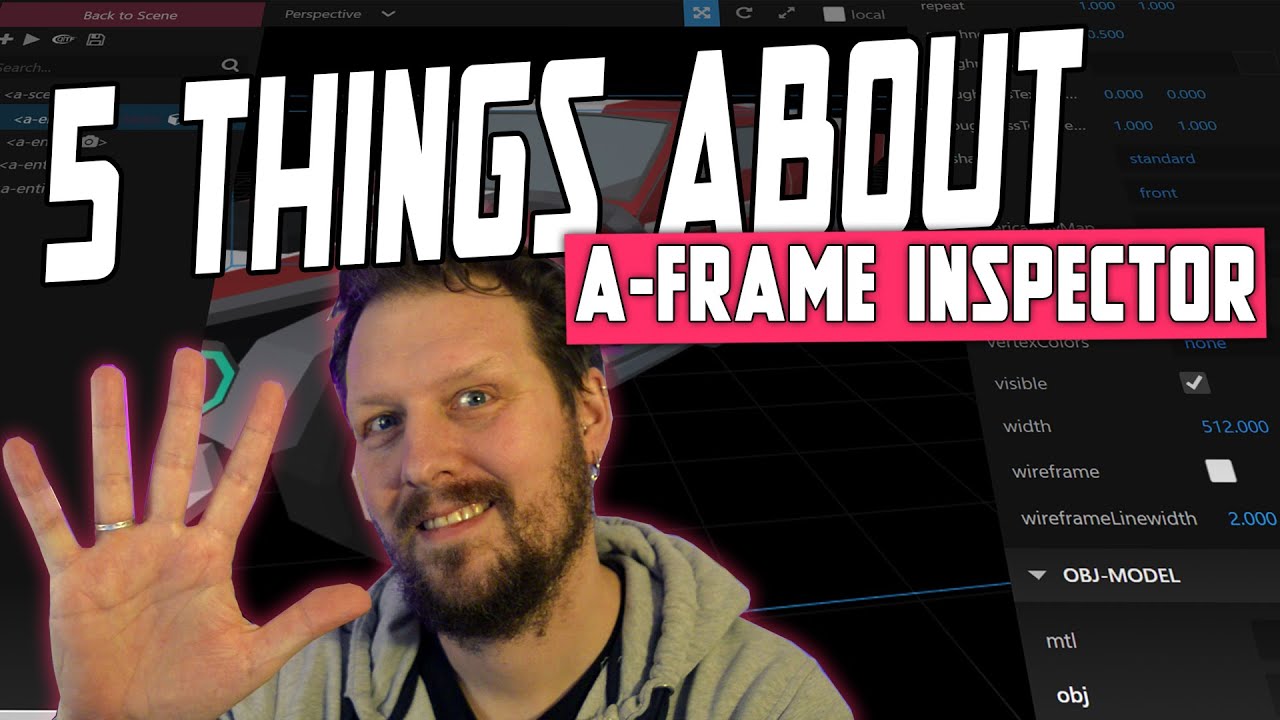 5 things about the A-Frame Inspector