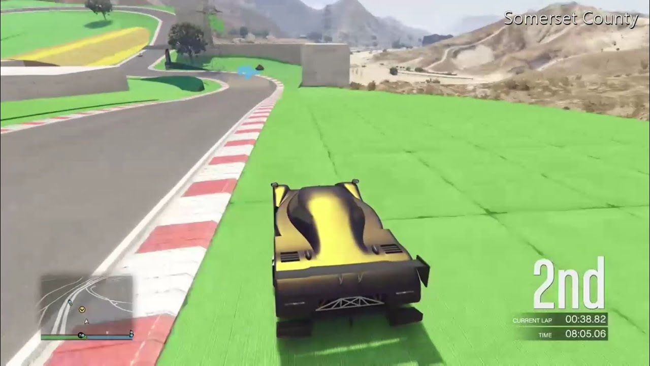 GTA V Online - One of my Best ever Final Laps with NightAngelUK (Somerset County)