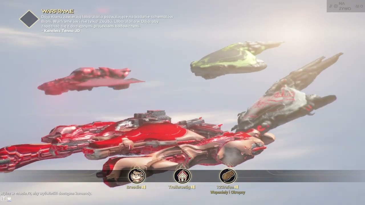 Warframe - info nowa aktualizacja i za reputacją