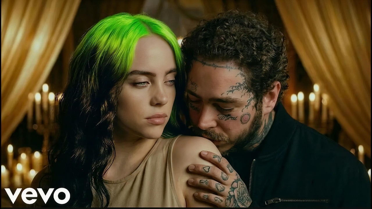 Post malone ft Billie eilish - Pieces Of Your Heart (Official Lyrics Video)