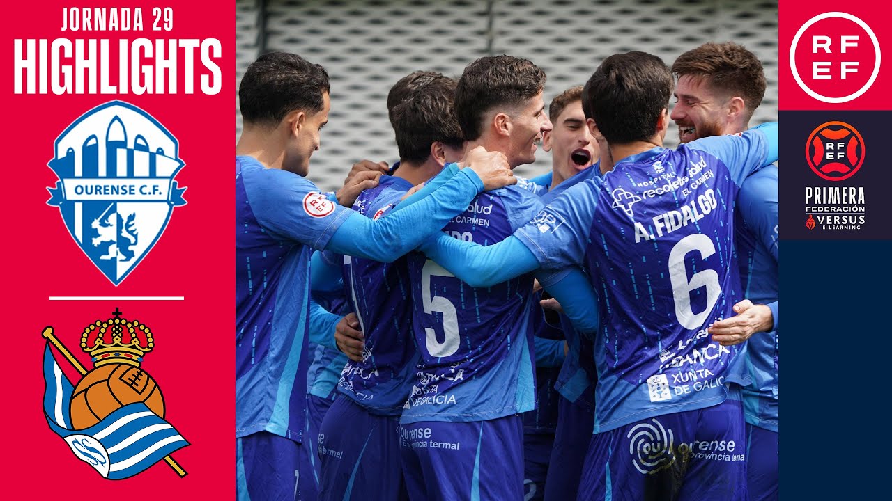 Resumen #PrimeraFederaci&oacute;n | Ourense CF 1-0 Real Sociedad 