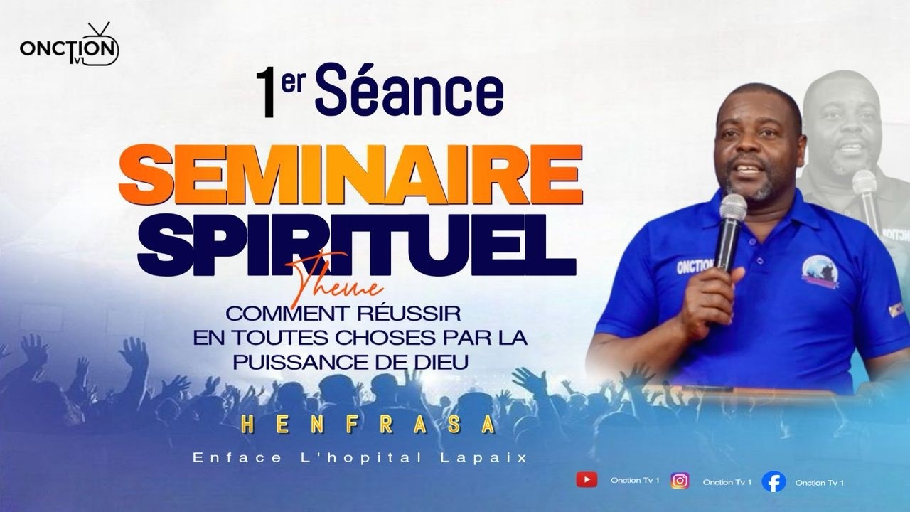 LANCEMENT OFFICIEL DU SEMINAIRE POUR REUSSIR EN TOUTES CHOSES PAR LA PUISSANCE DE DIEU | AP. EBEL P