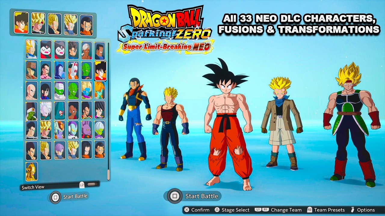 NEW NEO DLC CHARACTERS & TRANSFORMATIONS UNLOCKED! - Dragon Ball Sparking Zero Neo DLC Gameplay