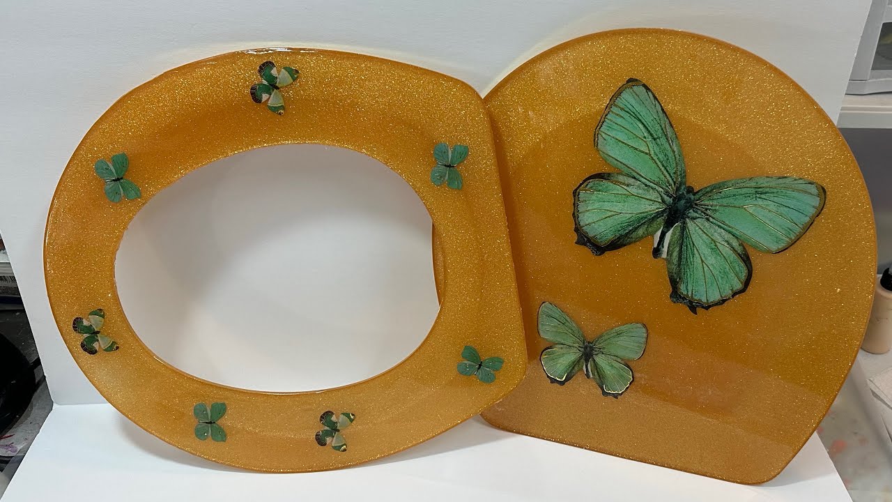 Resin 101: How to make a RESIN TOILET SEAT, resin art,  EPOXY RESIN #resin #resinart #resinartist