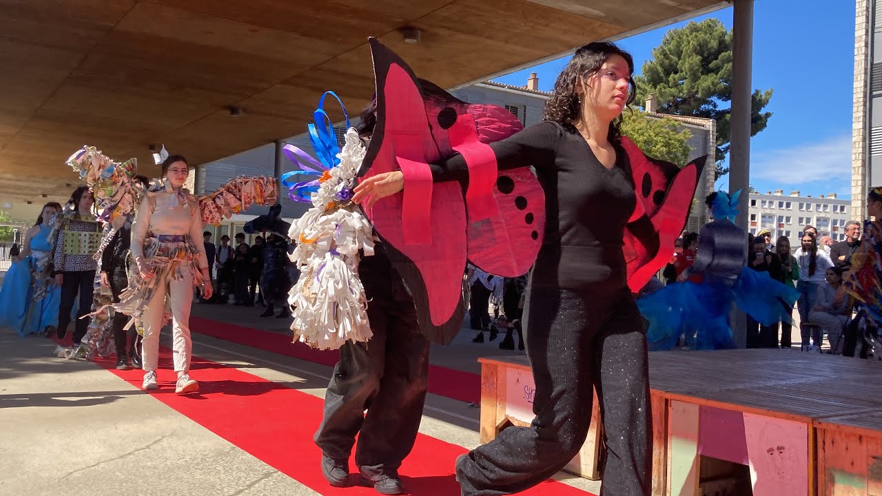 Défilé STD2A 2024 Lycée Jean Lurçat Perpignan