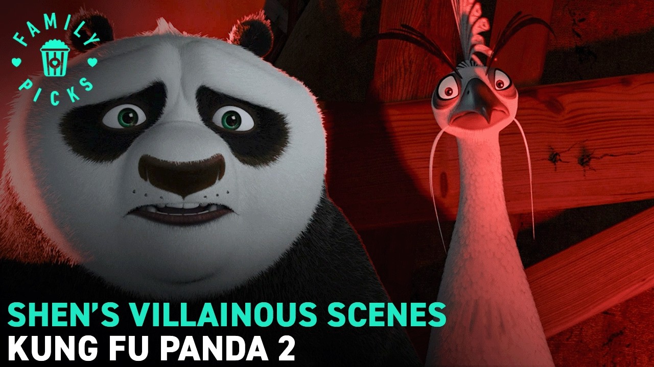 Lord Shen vs. Po: All Scares | Kung Fu Panda 2