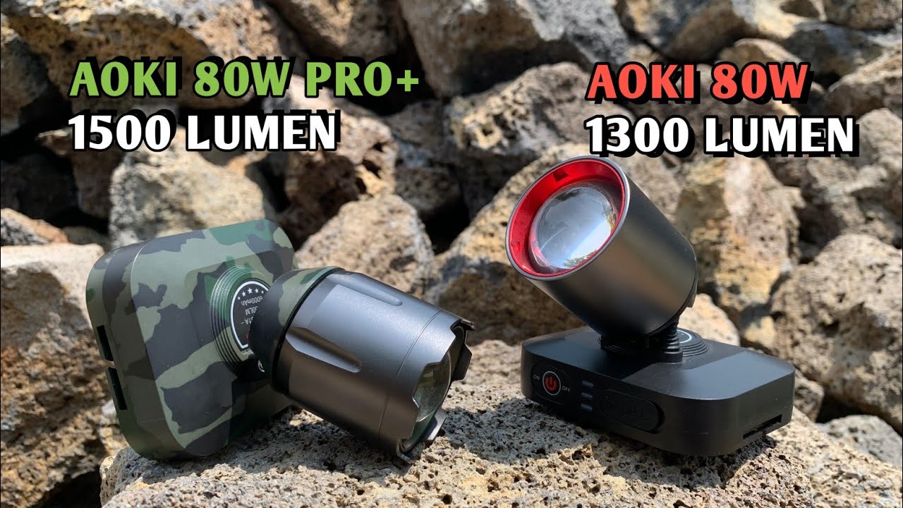 SENTER KEPALA ZOOM AOKI 80W Pro+ 1500 Lumens vs AOKI 80W 1300 Lumens #diy #trending #trendingshorts