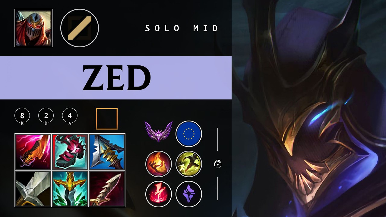 Zed Mid vs Hwei - EUW Master Patch 26.03