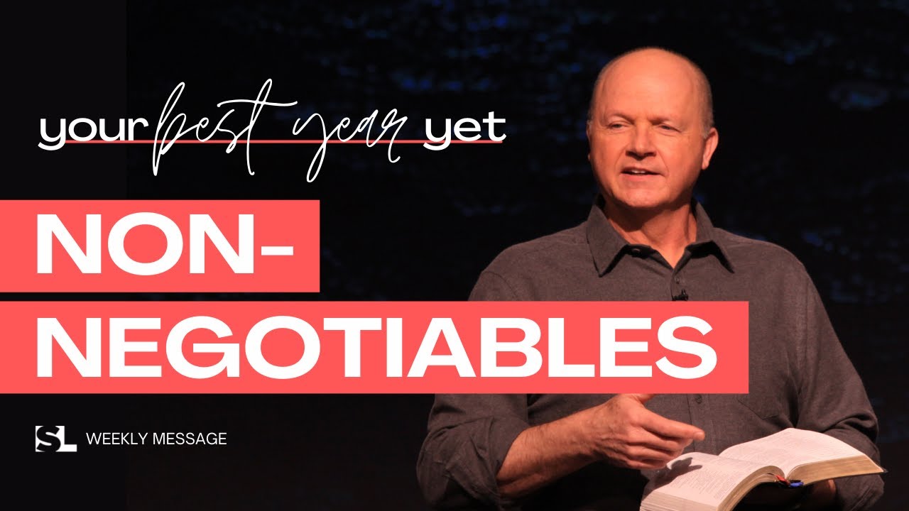 Non-Negotiables [Your Best Year Yet] Solid Lives