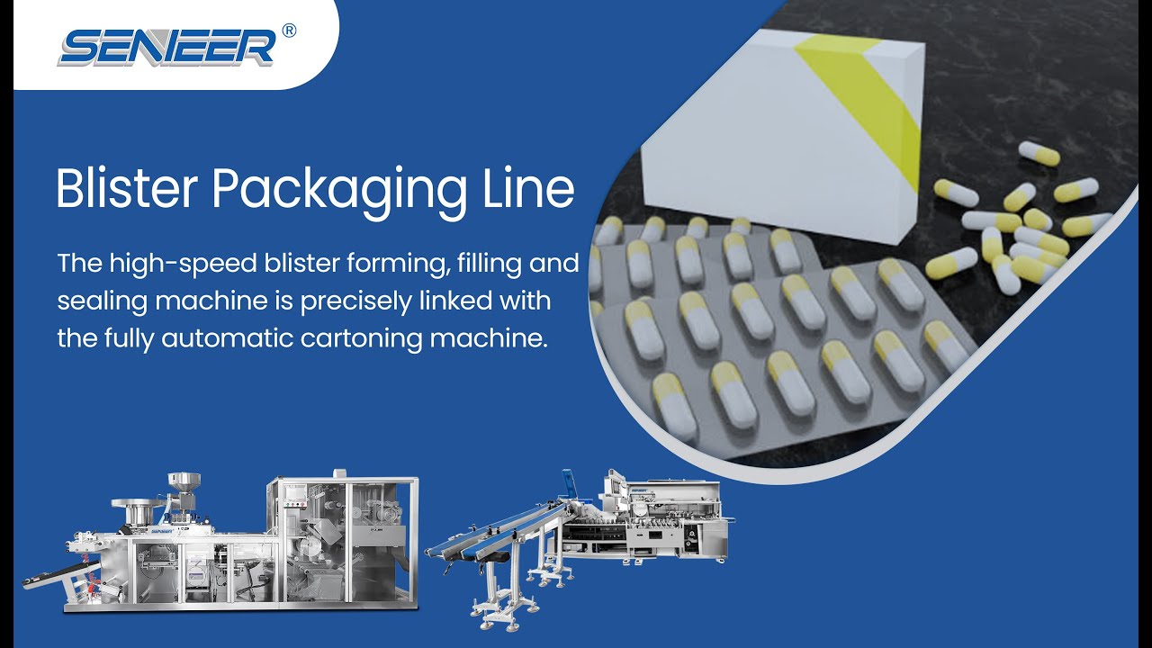 How does a blister packaging line work efficiently?