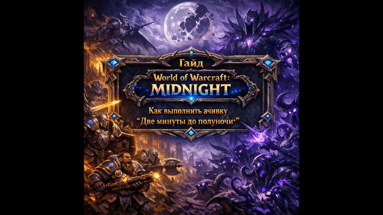 Гайд World of Warcraft: Midnight Как выполнить ачивку 