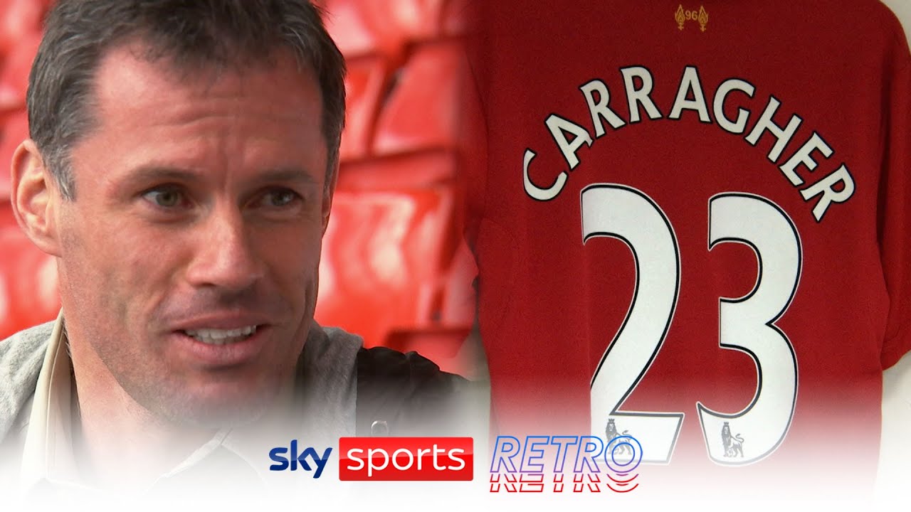 Jamie Carragher before his final Merseyside derby