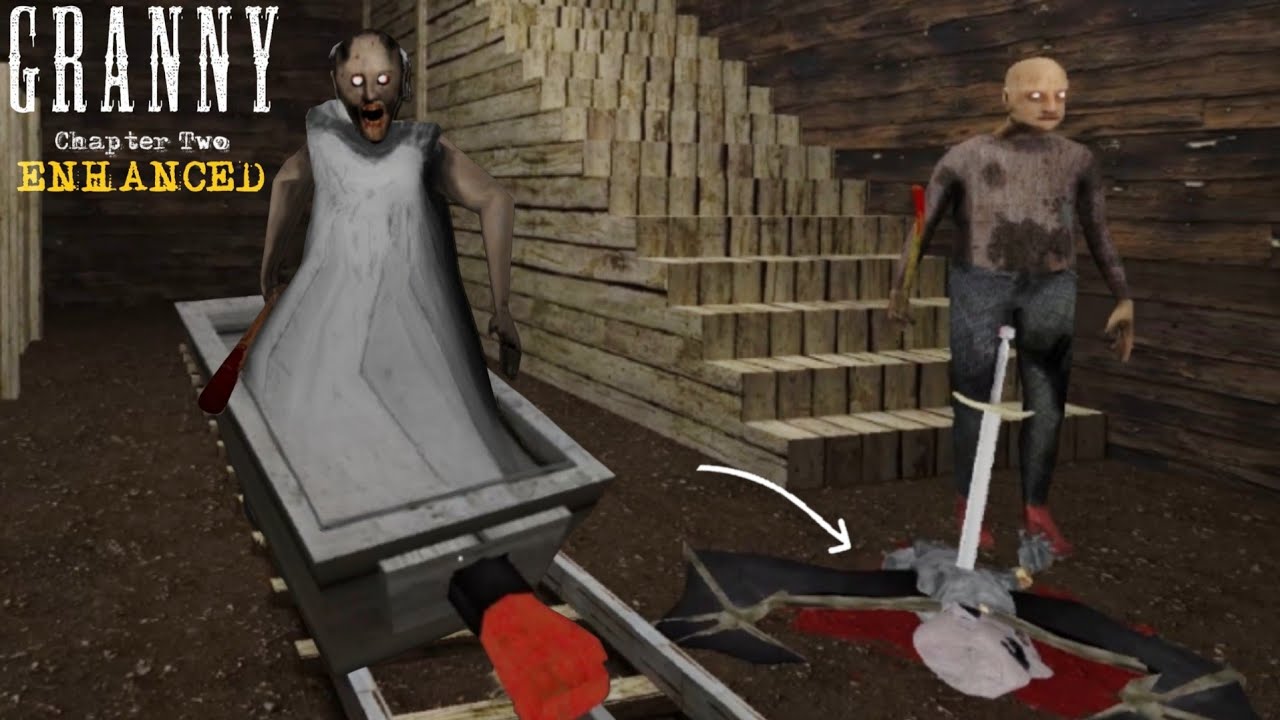 Hunting Nosferatu Bat and Mine Escape in Granny 2 Enhanced Big Update V1.1