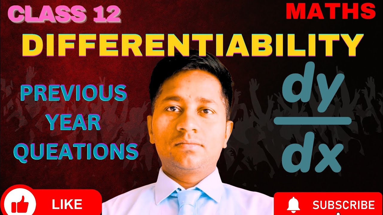 Previous year questions of differentiability | Differentiability previous year questions Class 12 | 