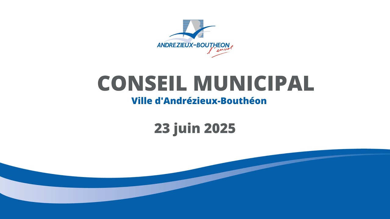 CONSEIL MUNICIPAL - Lundi 23 juin 2025