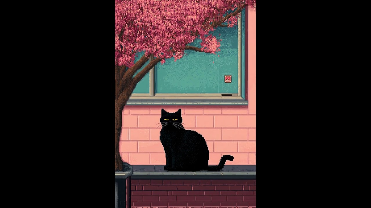 Pixel art cat 