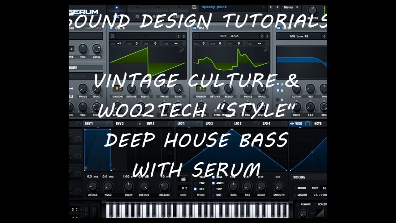 Vintage Culture and Woo2tech Style Bass with Serum
