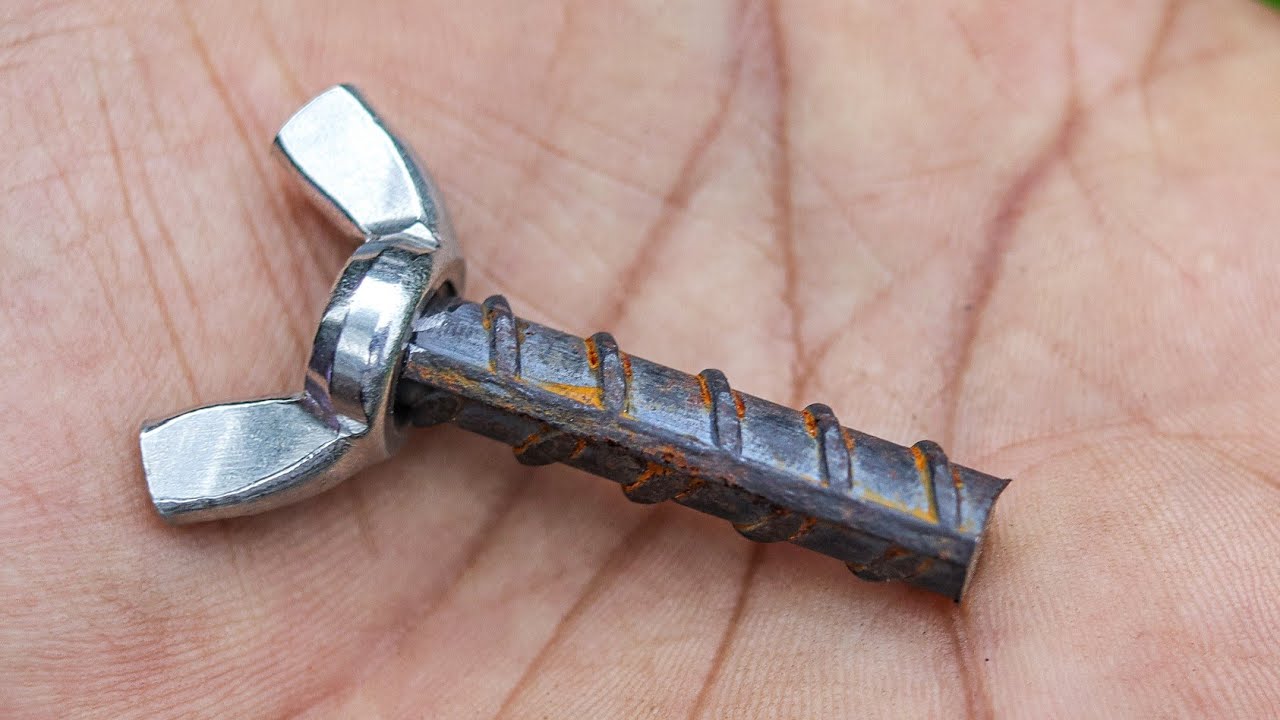 DIY useful amazing idea | industrial style projects | projects from rebar | door handle