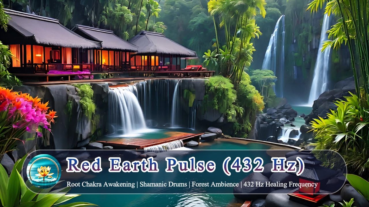 432 Hz Healing Frequency | Root Chakra Awakening | Shamanic Drums | Forest Ambience| Pure Relaxation
