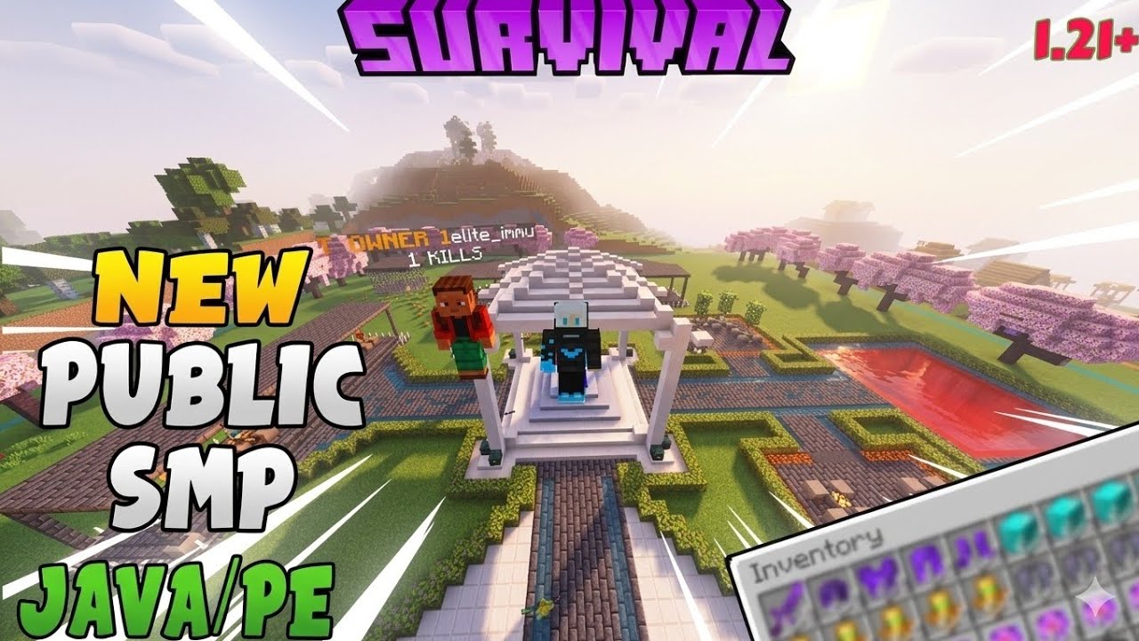 🚀 NEW Best Public SMP Minecraft 1.21 | Free Cracked Server Java + PE | 24/7 Online